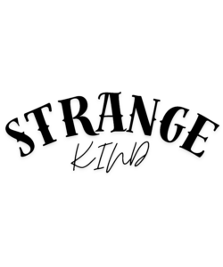 strange kind - black font